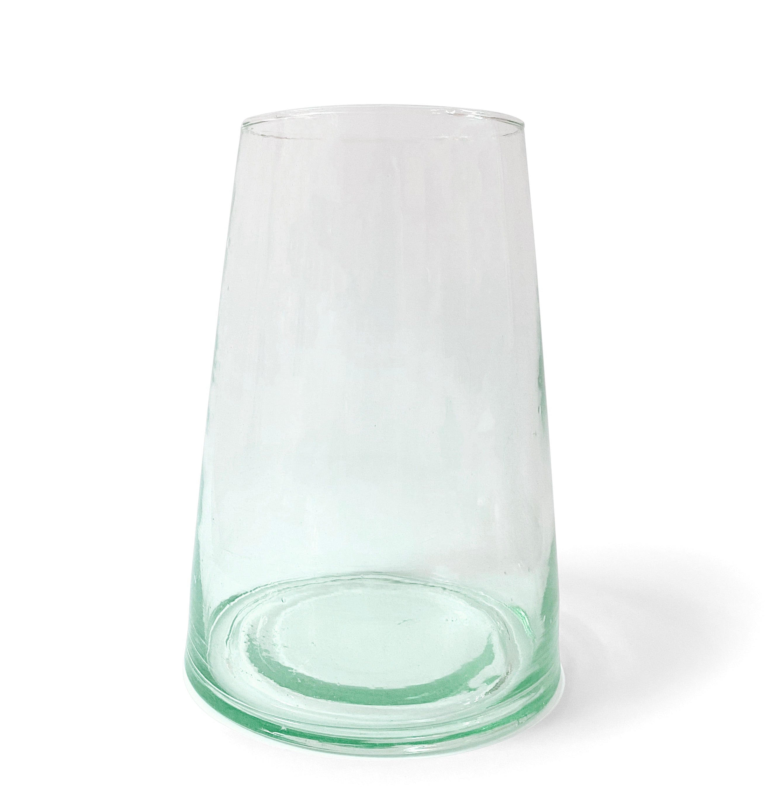 Handmade Conical Glass Vase