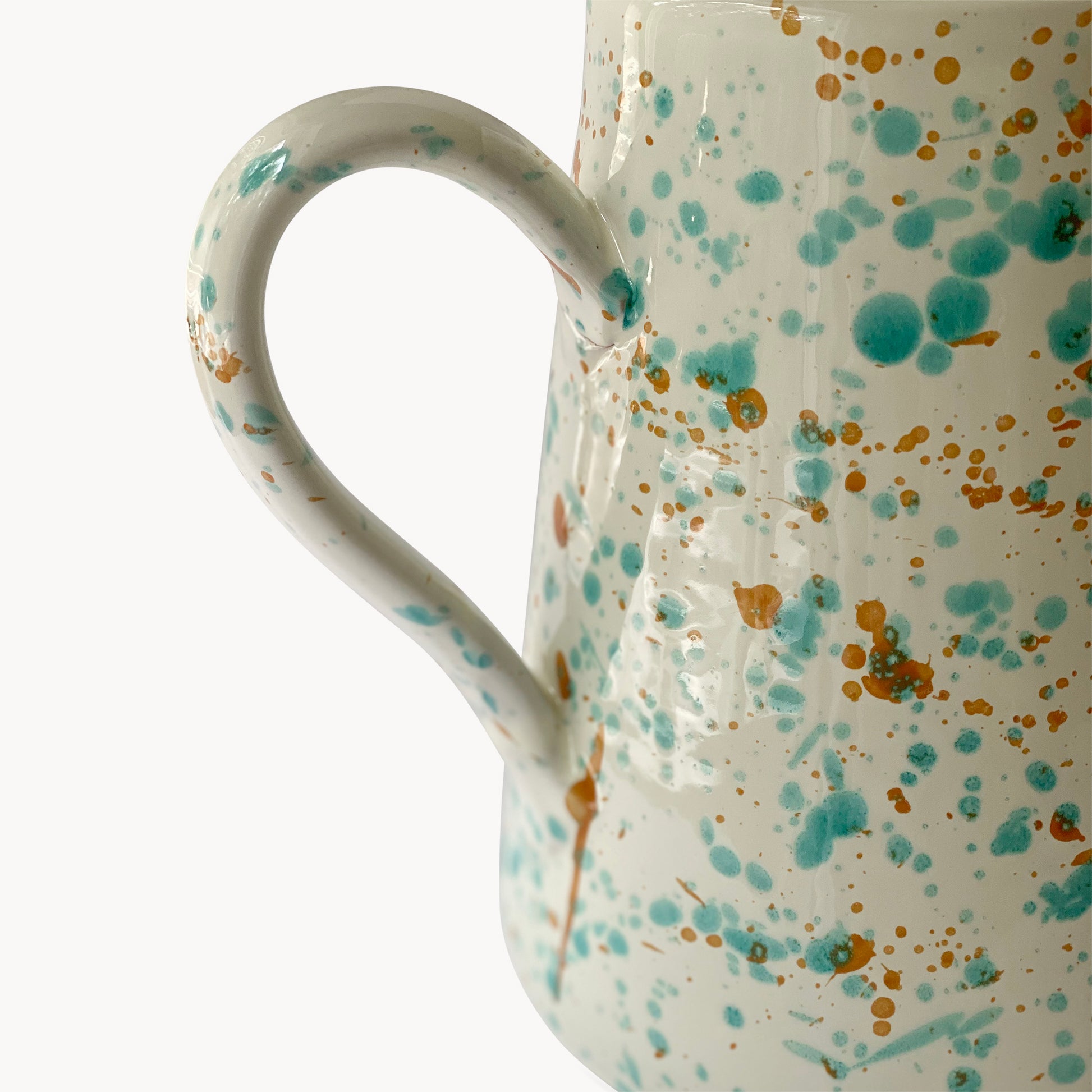 Handmade Jug Arancia Verde